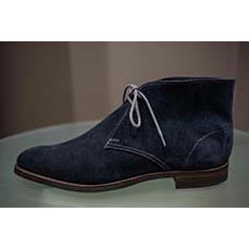 Brecon blue suede